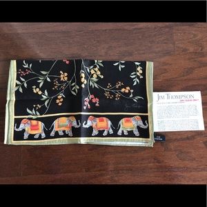 EUC 100% silk Jim Thompson scarf